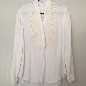 Anthropologie LEIFSDOTTIR Button Back Tunic